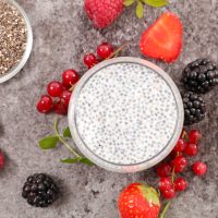 Simply Delicious Sugar-free Mixed Berry Chia Seed Pudding Flavoured Mixed berries Chia Seed Pudduing